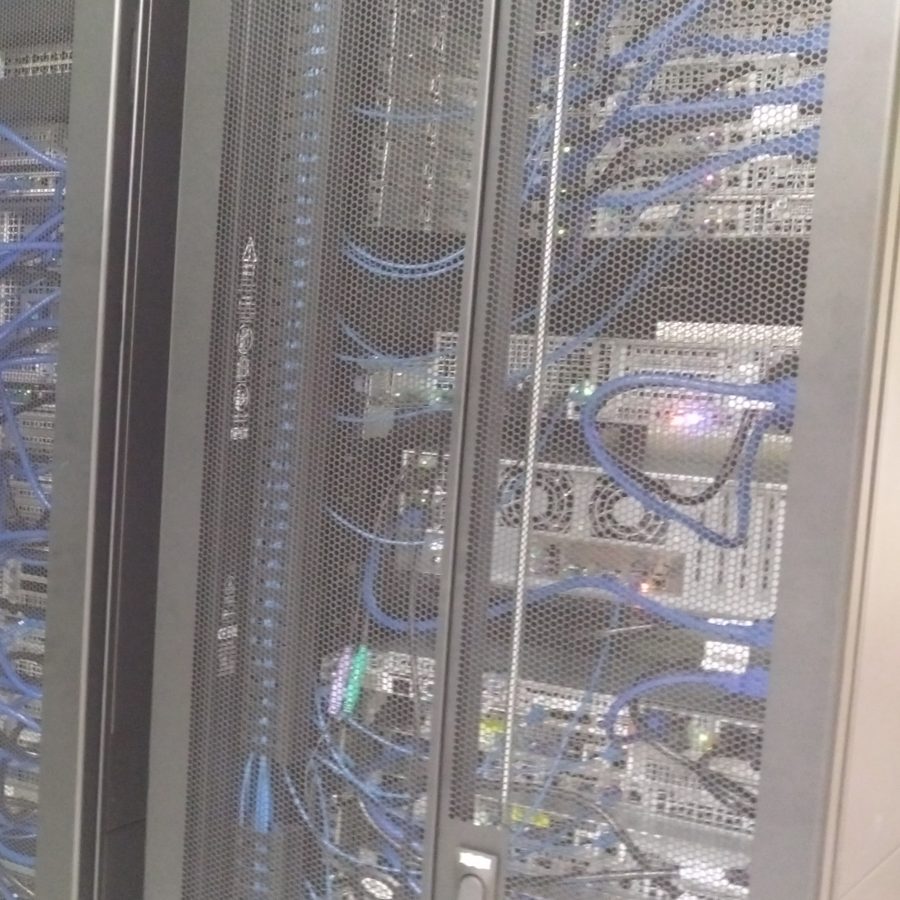 Structured cabling, done right Bay Photo Lab rack cabling detail